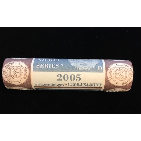 2005-D Bison Jefferson Nickels US Mint Roll of 40