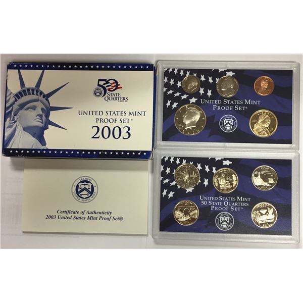 2003-S US Proof Set in Original Government Packaging