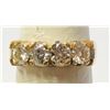 Image 1 : 14k Ladies Yellow Gold Moisonite