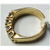 Image 3 : 14k Ladies Yellow Gold Moisonite