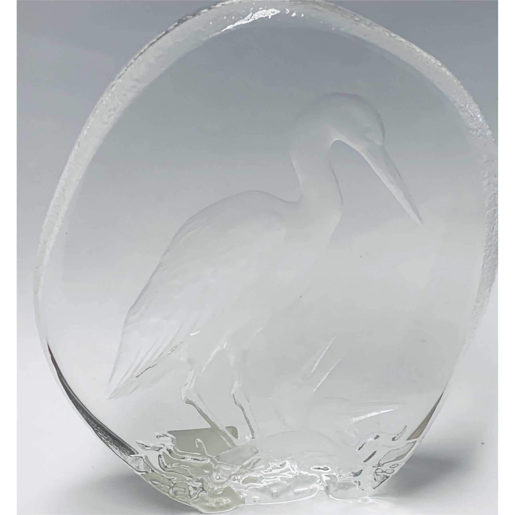 Mats Jonasson Stork Signature Collection Full Lead Crystal Sweden 518