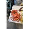 Image 3 : 2 EXTENTION CORDS, TROUBLE LIGHT AND 3 SAWS