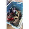 Image 2 : 2 TOTES OF TOOLS AND SHOP SUPPLIESI90
