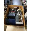 Image 2 : 2 BOXES OF TOOLS AND ELECTRONICS