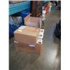 Image 1 : CASE OF OFFICE SUPPLY KITS AND BOX OF BINDER DIVIDERS- EACH KIT INCLUDES PEN, PAPER CLIPS, TAPE, POS