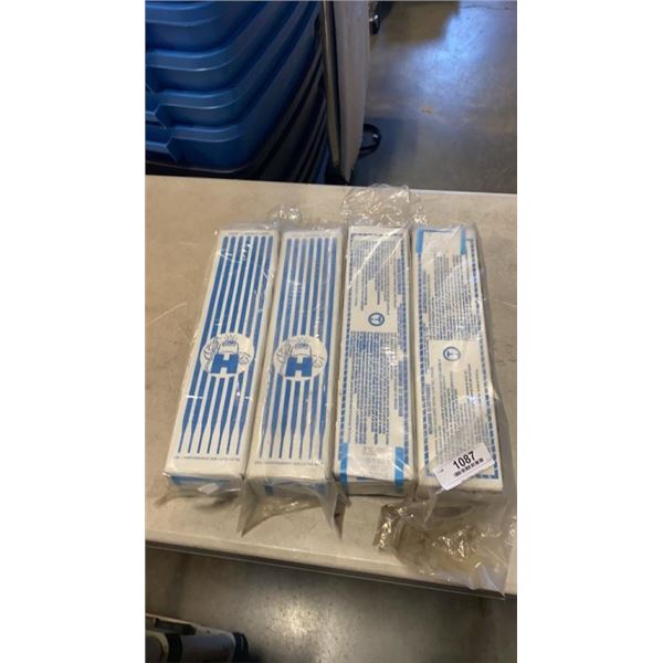 4 BOXES HOBART WELDING ELECTRODES