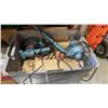 Image 2 : 2 TOTES AND 2 BOXES OF ANTENNAS, AUTO PARTS, BLACK AND DECKER TOOLS AND MORE