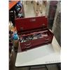 Image 1 : SEARS CRAFTSMAN TOOLBOX WITH CONTENTS - SOCKETS AND SOCKET WRENCHES