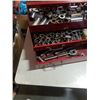 Image 2 : SEARS CRAFTSMAN TOOLBOX WITH CONTENTS - SOCKETS AND SOCKET WRENCHES