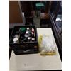 Image 1 : CRATE OF FLASH DASH, TCUT POLISH, WONDER WHEELS AND HOUSEWORK GLOVES SIZE LARGE