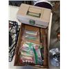 Image 2 : LOT OF FISHING FLOATS, CRAB TRAP, TACKLEBOX