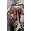Image 2 : HUSKY TOOL BAG WITH CONTENTS - HAND TOOLS, HILTI DRILL ONE FUNCTION DOES NOT WORK