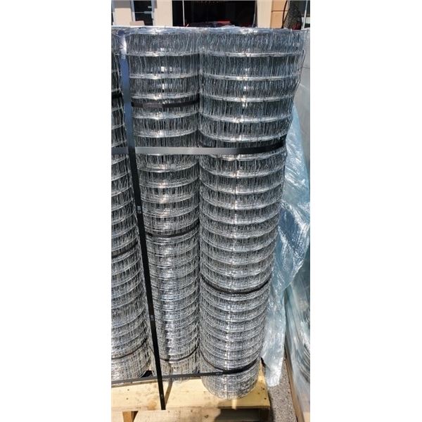 2 ROLLS OF 54" WIDE MESH FENCING - VARYING LENGTHS