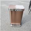 Image 1 : Designer soft close metal garbage can