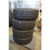 Image 1 : SET OF 4 MICHELIN 195/55R16 INCH TIRES ON MINI BRAND RIMS