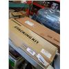 Image 1 : 4 TIER PLASTIC SHELVING UNIT WITH LG AND SAMSUNG WASHER/DRYER STACKER KITS