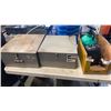 Image 1 : 2 METAL STORAGE BOXES, SPRAYER AND HEATER