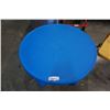 Image 3 : BLUE KIDS TABLE WITH 4 CHAIRS - 2 YELLOW, 1 RED AND 1 BENTWOOD