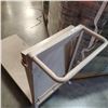 Image 2 : 4.5FT LONG WAREHOUSE PLATFORM 4 WHEEL 2 TIER FOLDING SHELF CART ROLLS SMOOTH