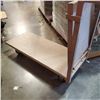 Image 3 : 4.5FT LONG WAREHOUSE PLATFORM 4 WHEEL 2 TIER FOLDING SHELF CART ROLLS SMOOTH