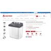 Image 1 : Twin-tub Portable Mini Washing Machine