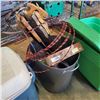 Image 1 : Metal bin of hand saws lockwire and more
