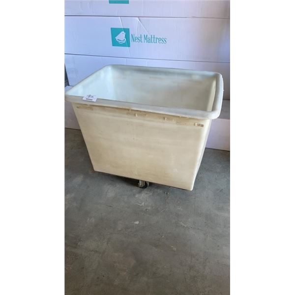 WHITE ROLLING BIN