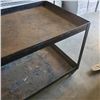 Image 3 : HEAVY DUTY BLACK 2 TIER RACK CART