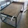 Image 4 : HEAVY DUTY BLACK 2 TIER RACK CART