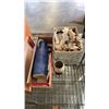 Image 3 : VINTAGE CERAMICS, ALBERTA JUG, CROCK POT, PICNIC BASKET, CAN O MATIC CAN OPENER KNIFE SHARPENER AND 