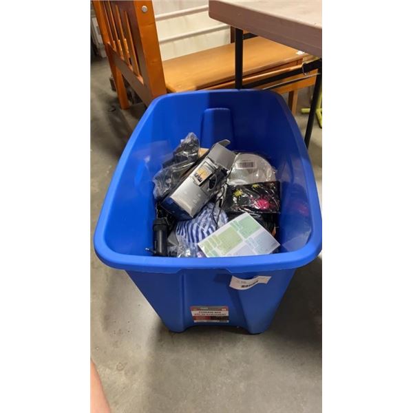 TOTE OF NEW AMAZON OVERSTOCK ITEMS