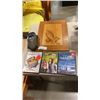 Image 2 : THERMACELL MOSQUITO REPELLER, WOOD ART, DVDS AND LIGHTS
