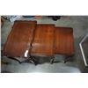Image 2 : 3 PIECE FRENCH PROVINCIAL NESTING ENDTABLE SET