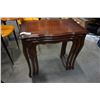 Image 3 : 3 PIECE FRENCH PROVINCIAL NESTING ENDTABLE SET