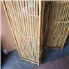 Image 3 : 5' woven 3 panel room divider