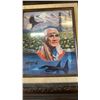 Image 4 : 2 - 1ST NATION DANNY DAVIS PRINTS WITH CHEIF PRINT AND PLATES