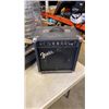 Image 2 : FENDER AMP (NEEDS REPAIR) WITH ELECTRIC GUITAR AND SOFT CASE