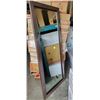 Image 1 : 6.5" tall beveled wall mirror