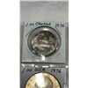 Image 2 : 3 CANADIAN DOLLARS 1976, 1977, 1978 AND 3 USA DOLLARS 1976, 1977, 1978