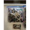 Image 2 : 2 LARGE BAGS AND 2 SMALL BAGS OF JEWELRY