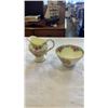 Image 8 : PARAGON MINUET CHINA CREAM AND SUGAR AND 2 CUPS AND SAUCERS AND ROYAL ALBERT SILVER BIRCH 2 TIER DES