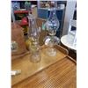 Image 1 : 2 OIL LAMPS WITH FLUTES