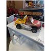 Image 2 : VINTAGE TONKA TRUCK, SOUND MACHINE SEMI TRUCK AND TRAILER WITH FIR LADDER
