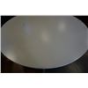 Image 3 : MODERN WHITE ROUND DINING TABLE WITH 2 BENTWOOD CHAIRS