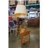 Image 10 : MAPLE DROPSIDE ENDTABLE LAMP AND VINTAGE TLEPHONE BENCH
