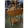 Image 11 : MAPLE DROPSIDE ENDTABLE LAMP AND VINTAGE TLEPHONE BENCH