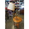 Image 13 : MAPLE DROPSIDE ENDTABLE LAMP AND VINTAGE TLEPHONE BENCH