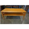 Image 2 : VINTAGE WOOD COFFEE TABLE AND ENDTABLE