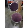 Image 3 : 4 PIECE METAL AND GLASS BISTRO SET