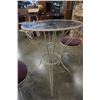 Image 7 : 4 PIECE METAL AND GLASS BISTRO SET